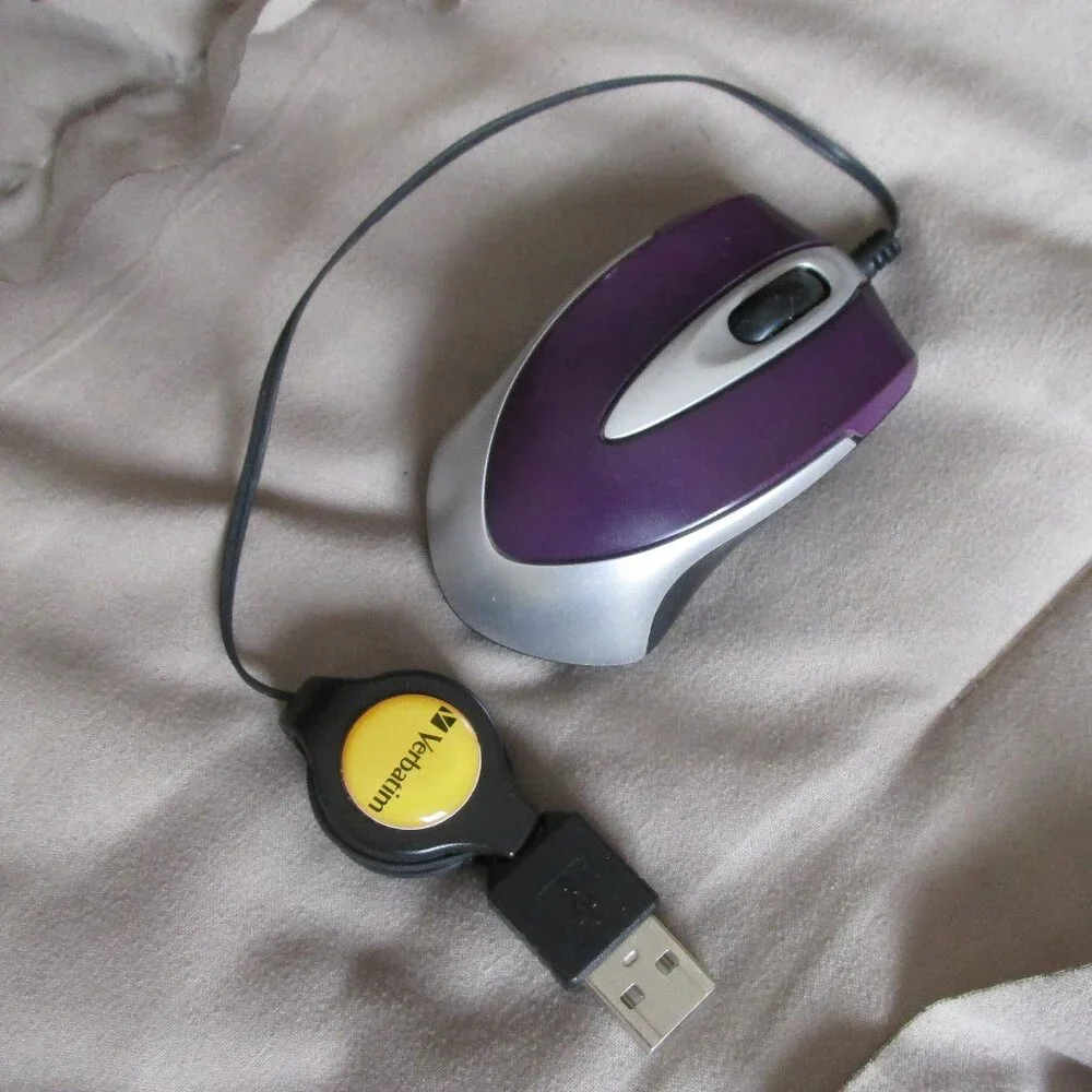 mini mouse with retractable cord